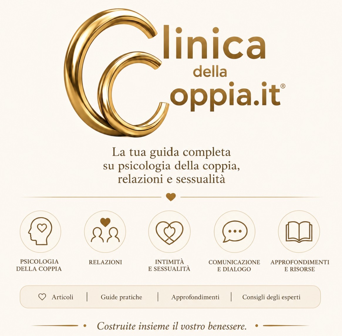 Pagina hub di Clinica della Coppia con raccolta articoli